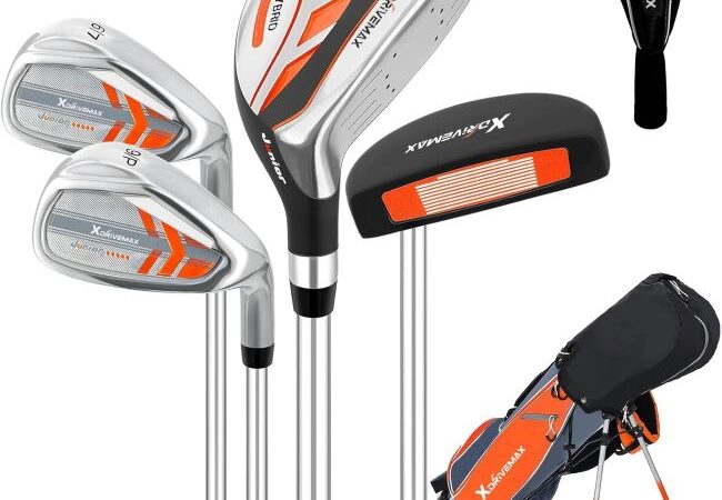 XDriveMax Kids Golf Clubs Review: Lightweight Junior Set with Stand Bag