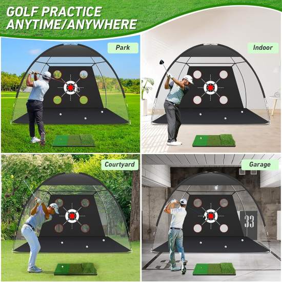 Zensouds Golf Practice Net for Backyard Chipping Training