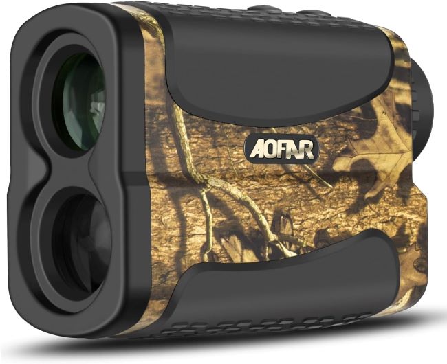 AOFAR HX-700N Hunting Range Finder, 700 yards, waterproof, archery/bow hunting, range and speed mode, carrying case