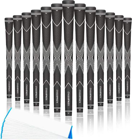 CHAMPKEY Premium Rubber Golf Grips High Traction Feedback