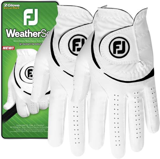 FootJoy WeatherSof Men's Golf Gloves 2 Pack