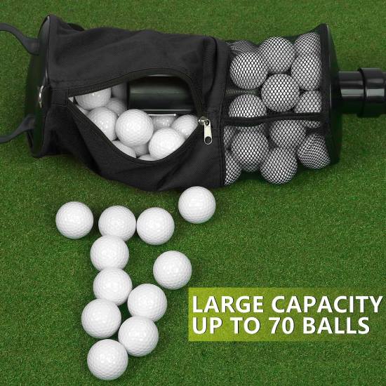 HOW TRUE Golf Ball Retriever Portable Removable Grabber Tool for Putter Grip End