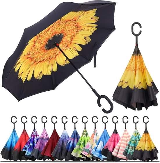 LLanxiry Inverted Golf Umbrella