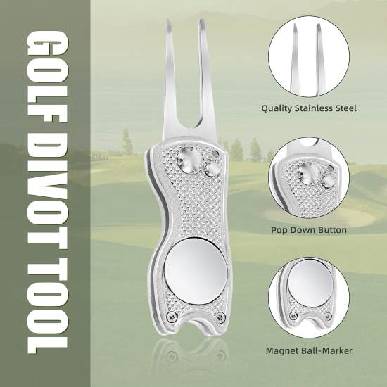 Mile High Life Foldable Golf Divot Repair Tool