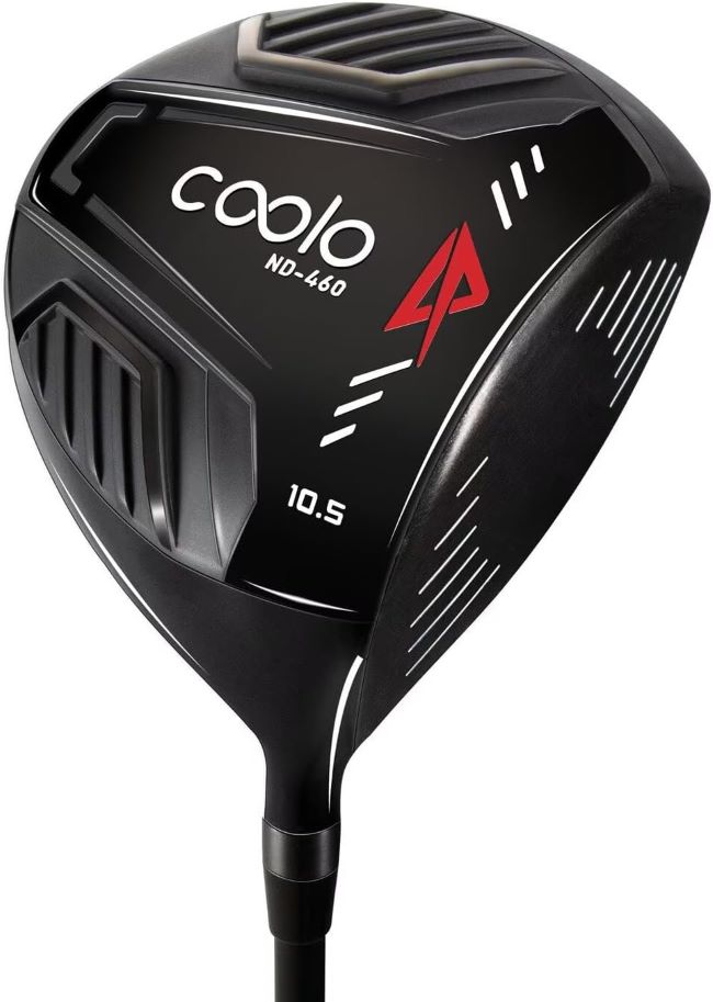 COOLO golf driver with 460cc oversized head, designed for forgiveness and easy launch for beginner and average golfers