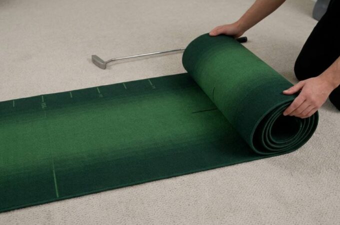 How to Set Up Golf Putting Practice Sets