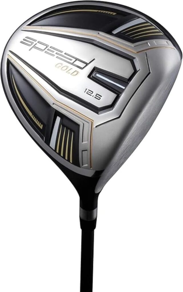 Speed System titanium golf driver (12.5° loft) with lightweight shaft and oversized sweet spot for easier, higher-launch drives