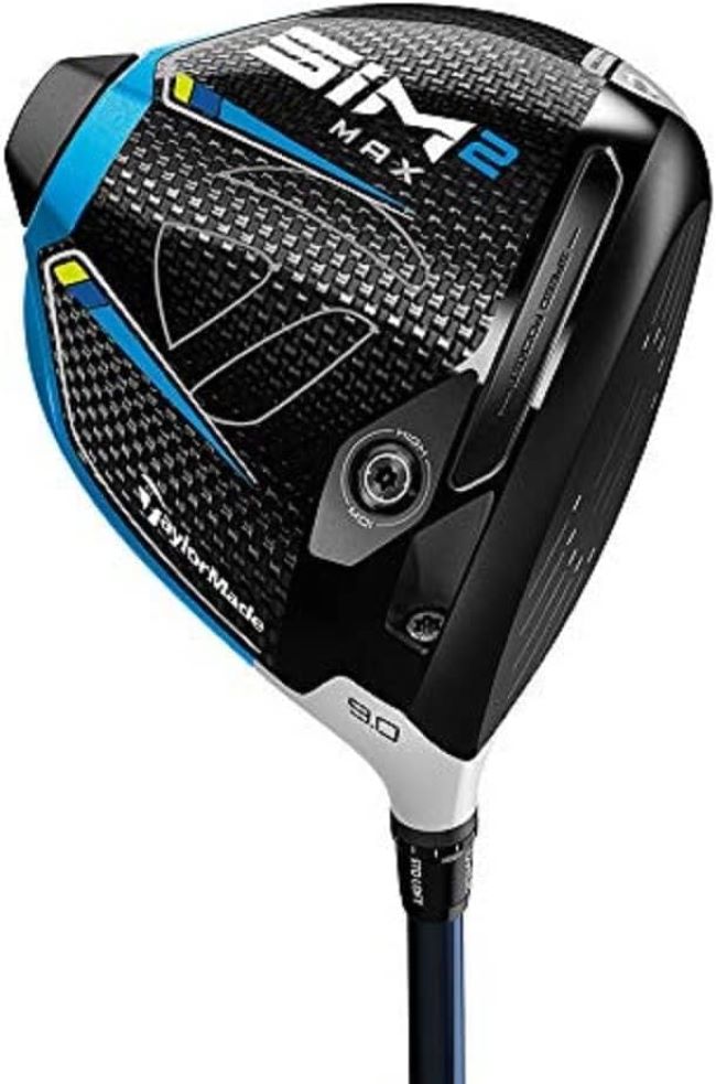 TaylorMade SIM2 MAX golf driver (9° loft) designed for distance, forgiveness, and improved tee shot performance