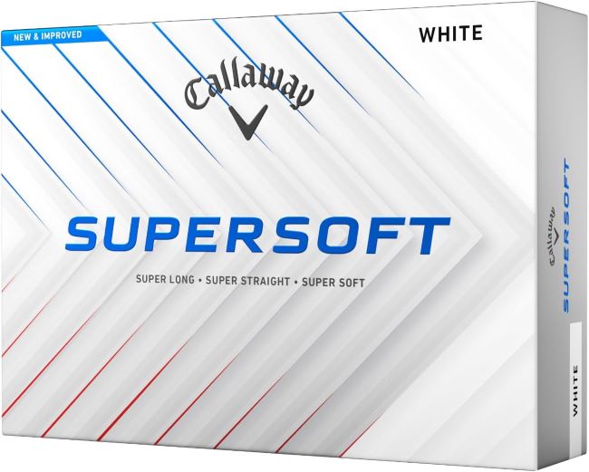 Callaway Supersoft 2025 golf balls with low-compression core for improved accuracy and control