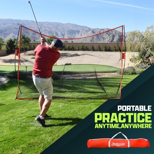 GoSports golf hitting net designed for convenient practice sessions in Texas