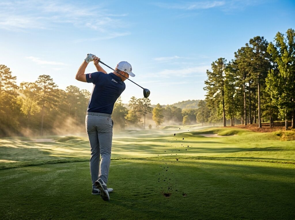 Golf swing technique for better ball striking and consistent contact