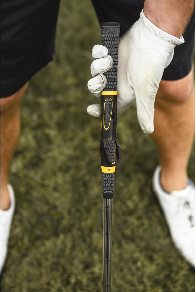 SKLZ Golf Grip Trainer designed to help golfers develop consistent hand positioning and grip technique