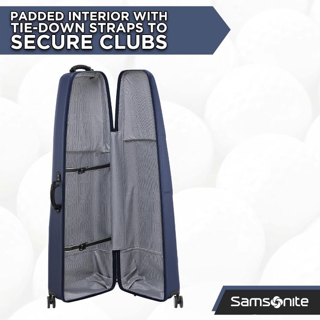 Samsonite Tour Deluxe lightweight ABS golf club travel hard case for Texas golfers