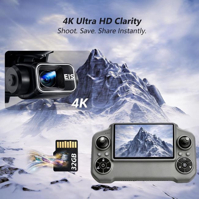 YIKKEON Foldable Drone for aerial photography and video